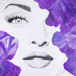 Neha Shah Creative, photo of painting "Hear No Evil"